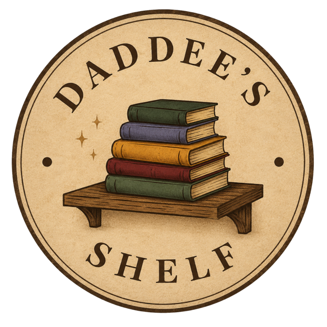Daddee's Shelf — cozy independent bookstore logo